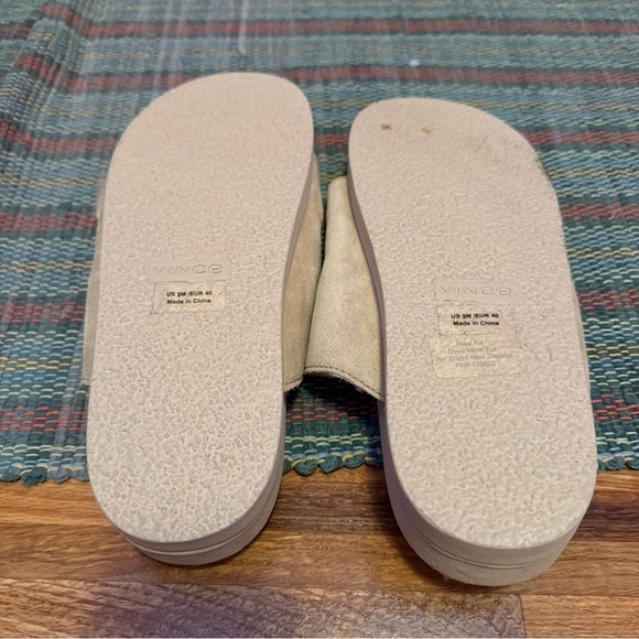 Vince Women's Glyn Shearling Slide Sandals US Size 9M - Picture 5 of 6